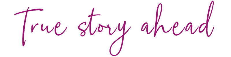 True story ahead - Michelle Barringer